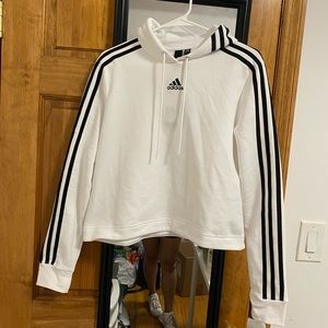 NEW Adidas Hoodie (White/black)